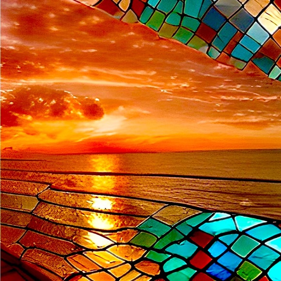 SET OF 8 Original Art Prints Designed from My Own Photography, Signed and Dated - Picture 2 of 8